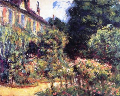 Giverny, the house from the garden by Claude Monet